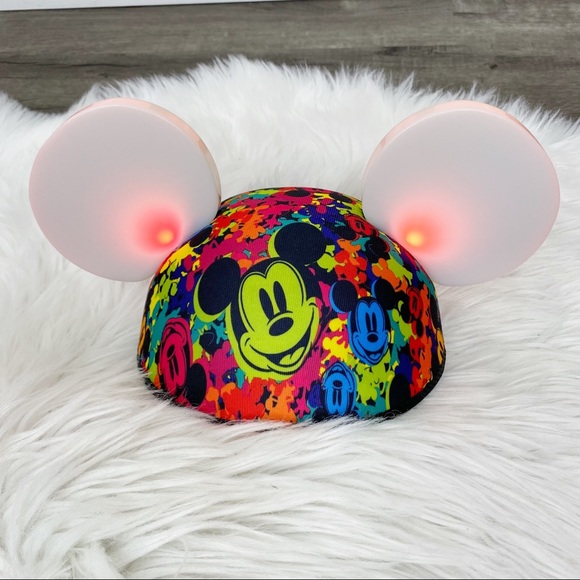 Disney Accessories - Disney Parks Light Up Glow Ears on Hat Cap Mickey Mouse